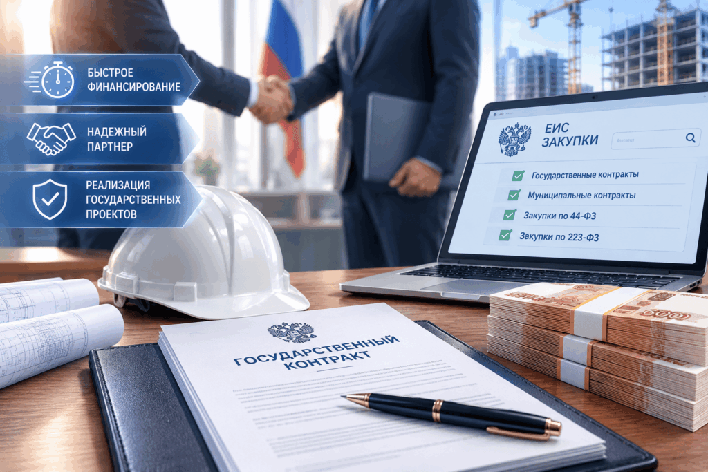 Займы на исполнение госконтракта по 44-ФЗ и 223-ФЗ