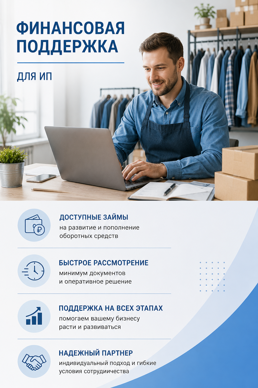 Финансовая поддержка для ИП